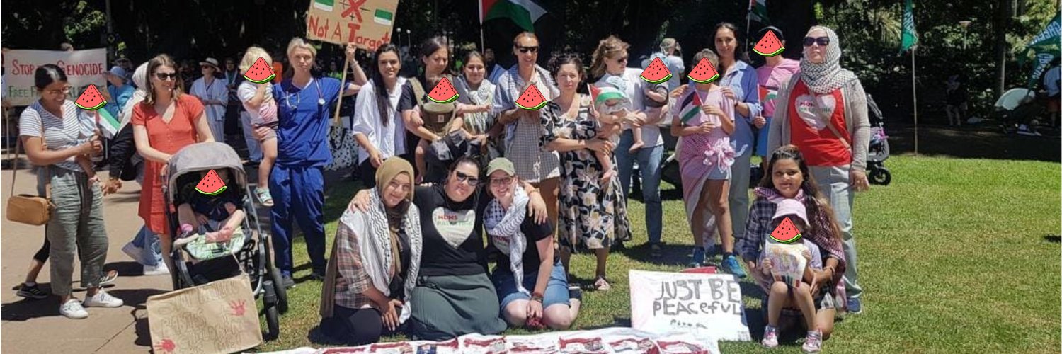 Families for Palestine banner