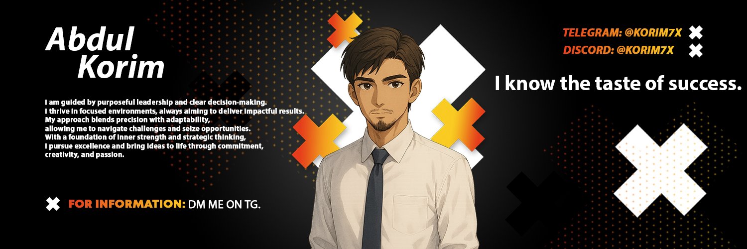 Korim7x's profile banner image