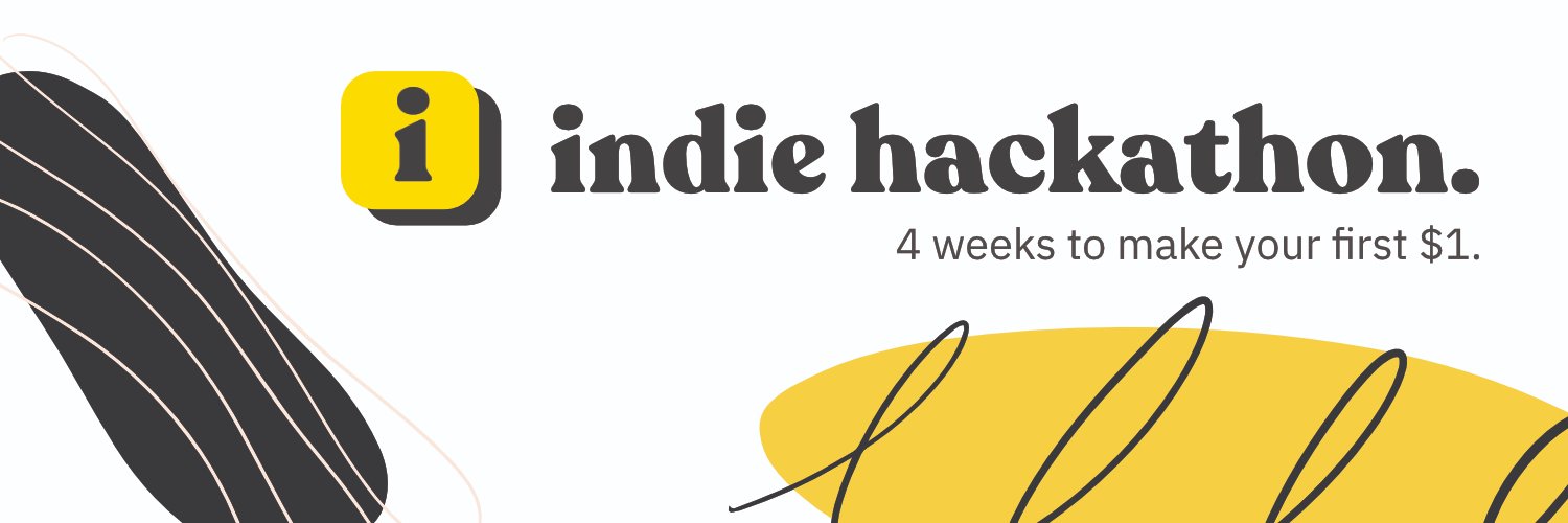 IndieHackathon's profile banner image