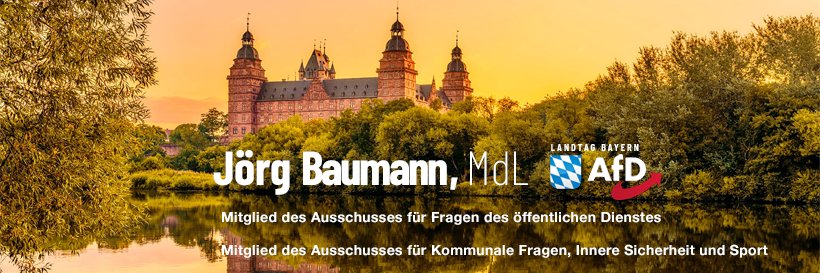 Jörg Baumann MdL's banner