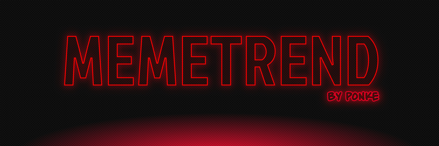 MEMETREND | by Ponke banner