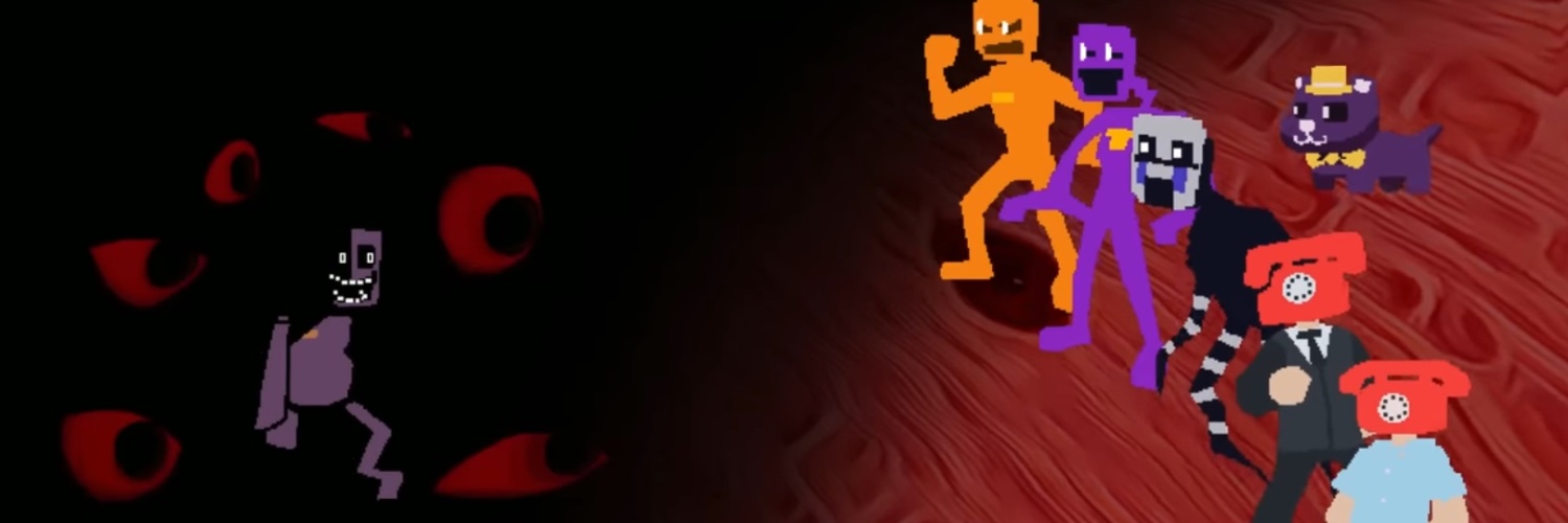 the squish 💜🧡 banner
