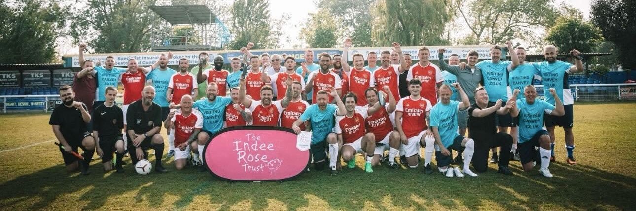 The William Dunks Memorial Charity Match's banner