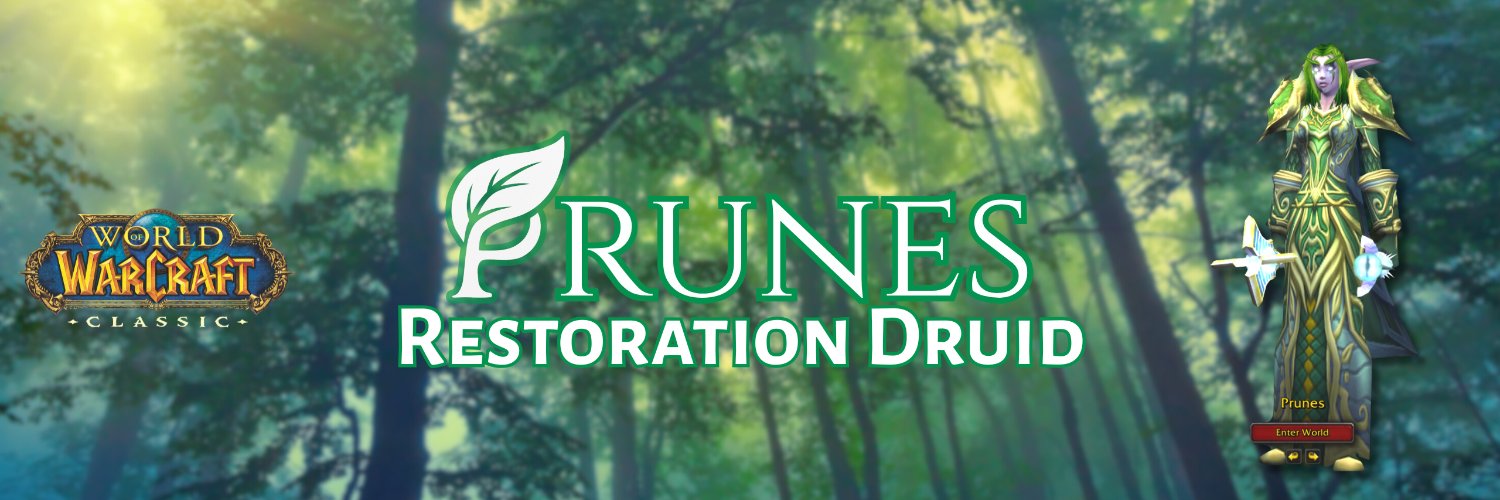Prunes The Druid banner