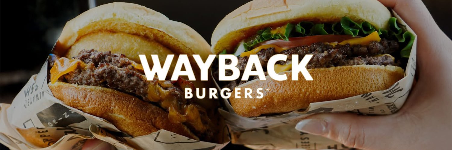 Wayback Burgers banner