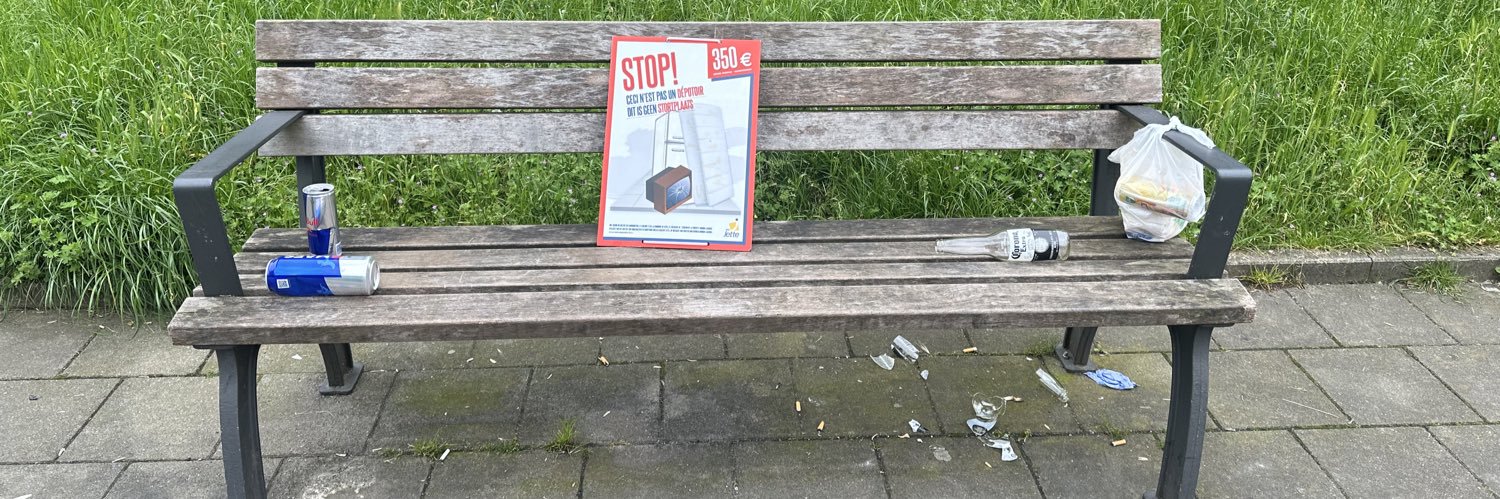 Brussels, fix your garbage problem banner