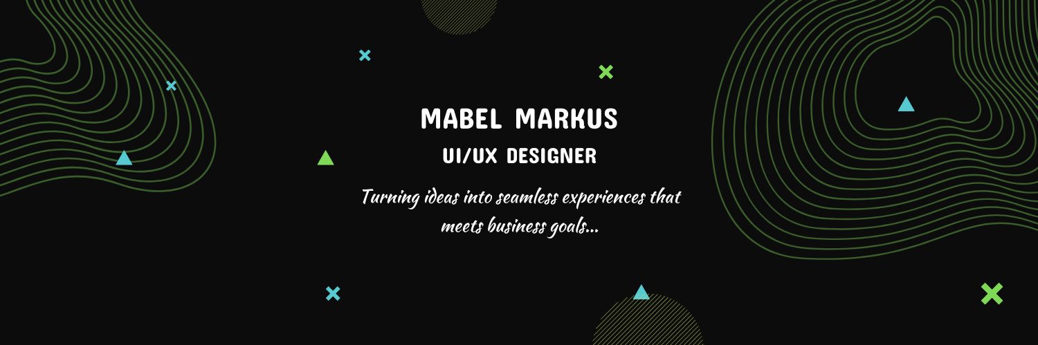 Mabel~~ UI/UX Designer's banner