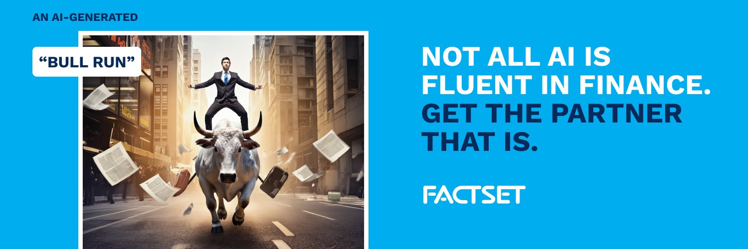 FactSet's profile banner image