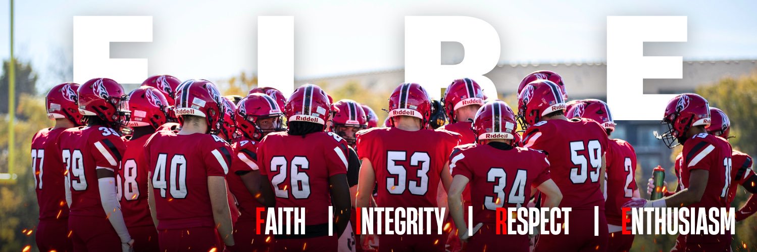 Carthage College Football's banner