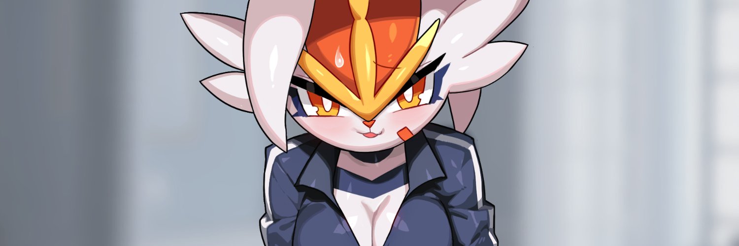 Mei the nerdy cinderace banner