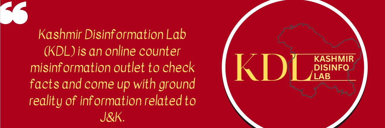 Kashmir Disinfo Lab banner
