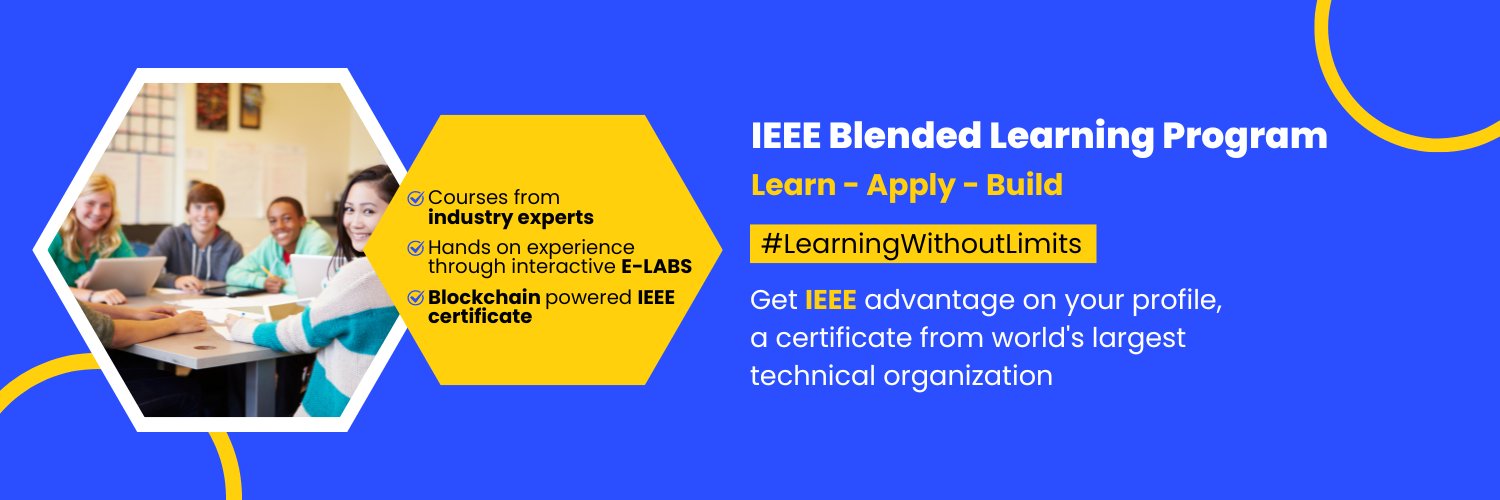 IEEE Blended learning program banner