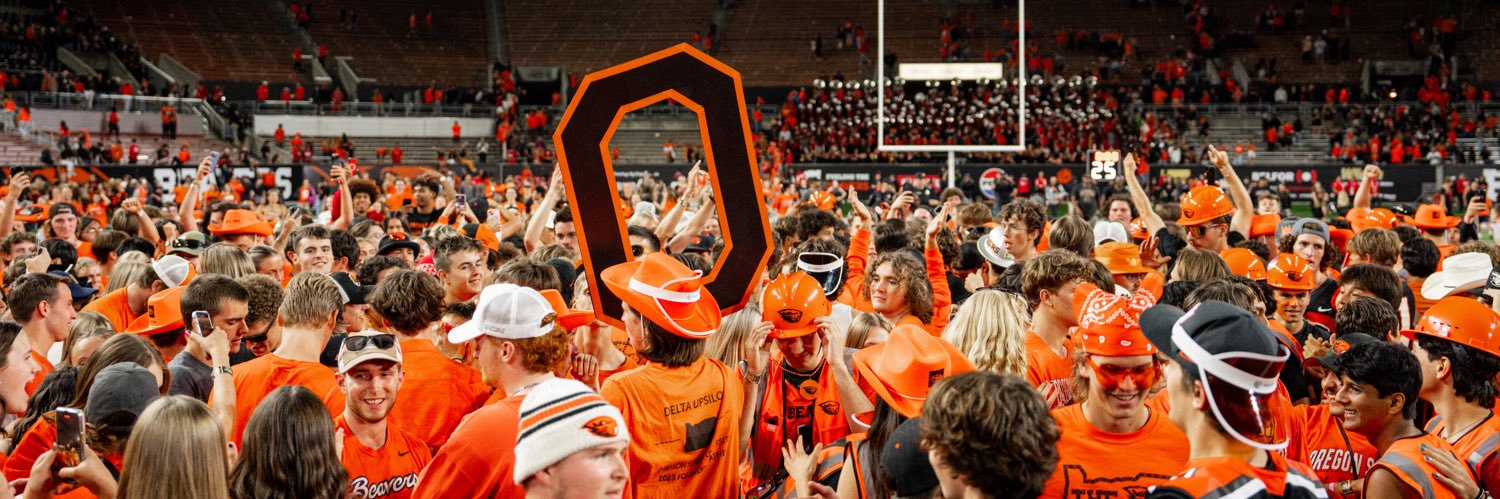 Oregon State Football's banner