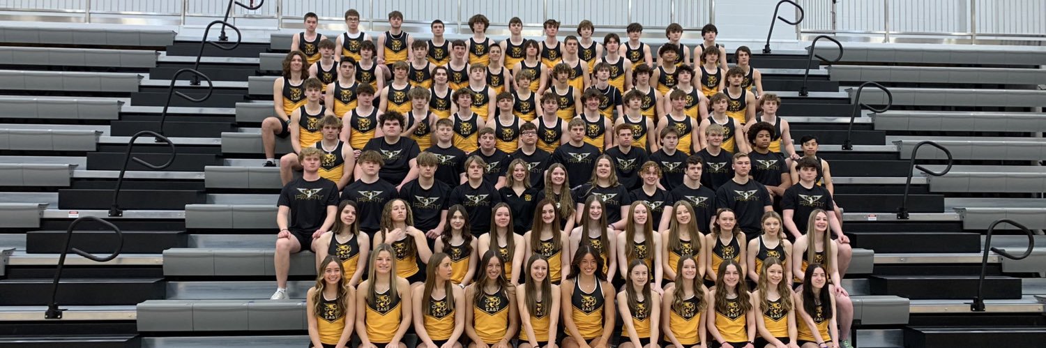Gretna East Track and Field's banner