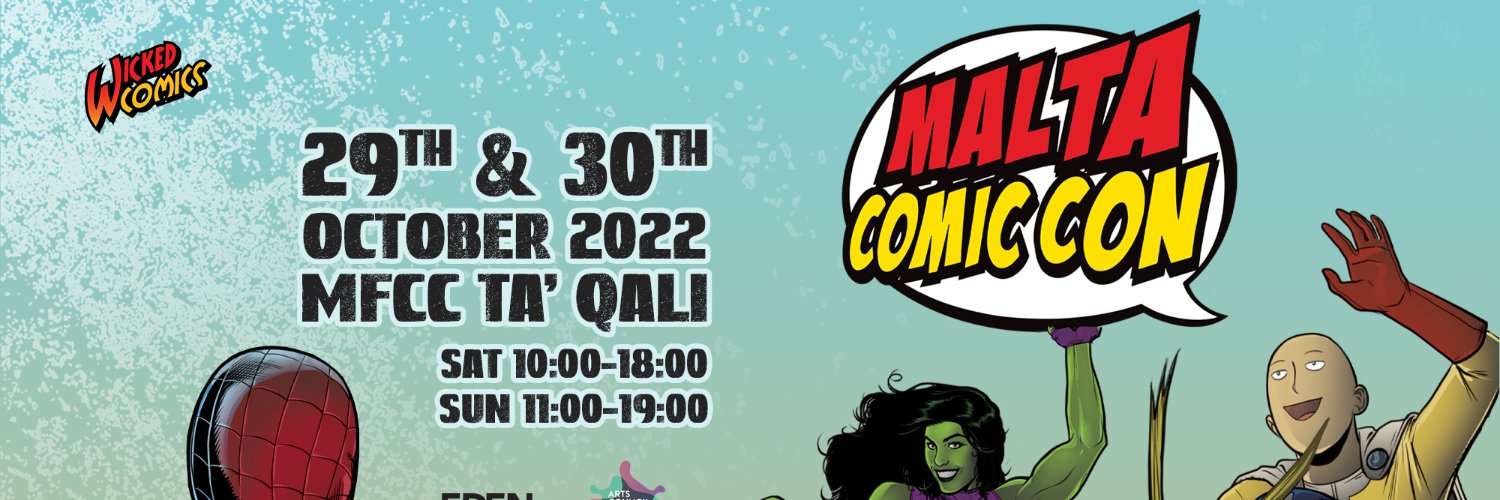 Malta Comic Con banner