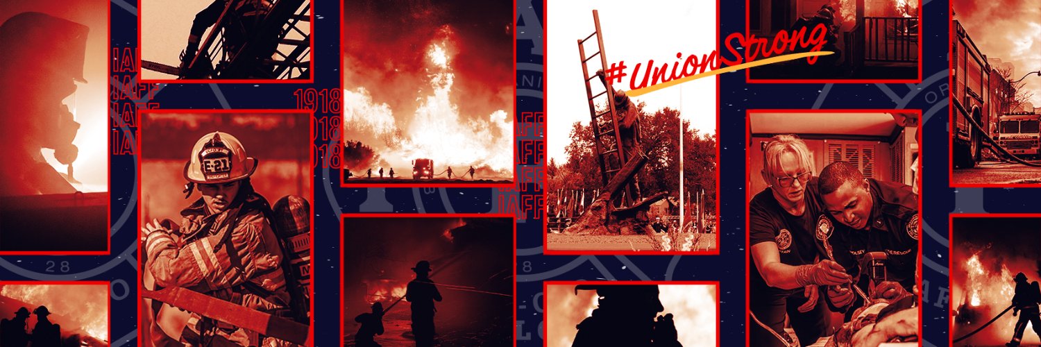 International Association of Fire Fighters's banner