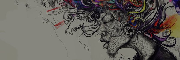 Doodles and scribble Profile Banner