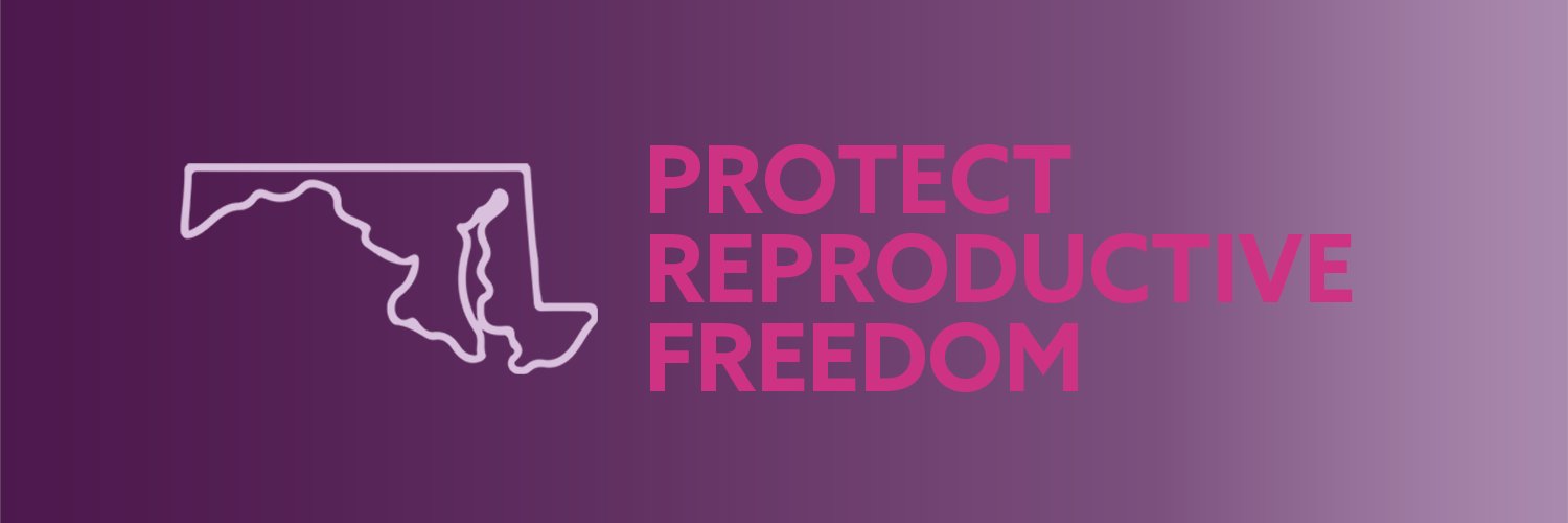 MD Reproductive Freedom Campaign's banner