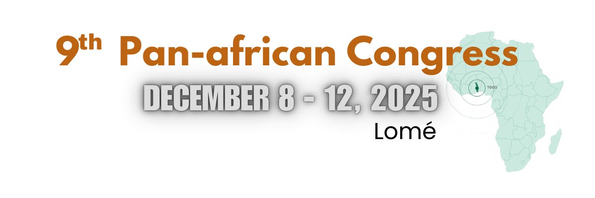 9th Pan-African Congress, Lome 2025 banner