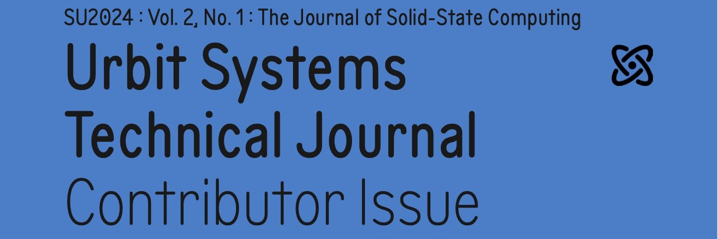 Urbit Systems Technical Journal banner
