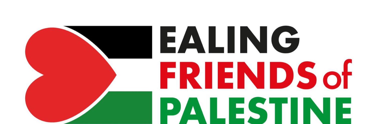 Ealing Friends of Palestine's banner