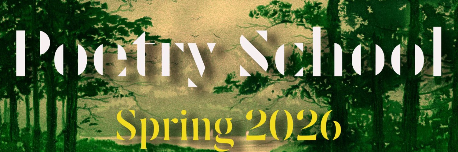 Poetry School (no longer active) banner