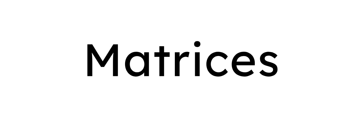 Matrices banner