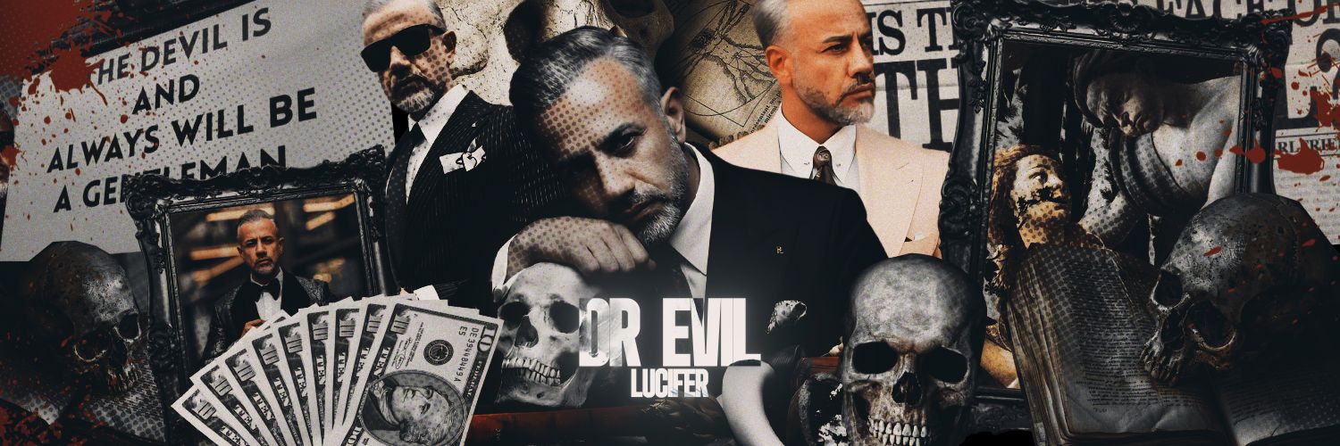 ◖ ؖ 𝐃𝐑 𝃓 ܼ 𝐄𝐕𝐈𝐋 ֵ ( 🇮🇸 ) banner