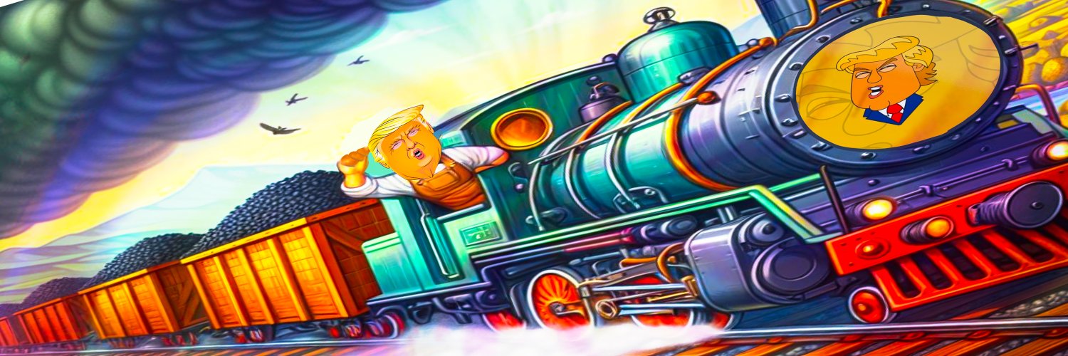 Trump Train SOL banner