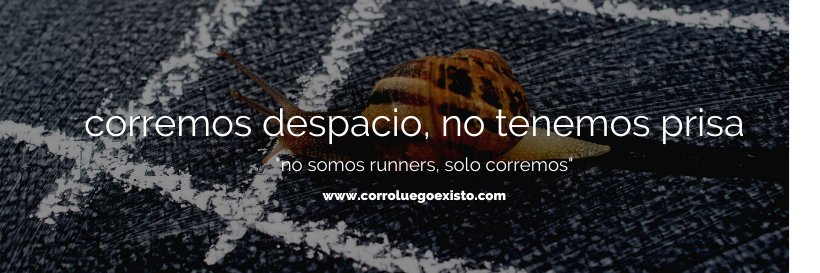 Corro, luego existo banner