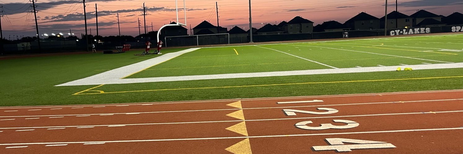 Cy Lakes Track & Field banner