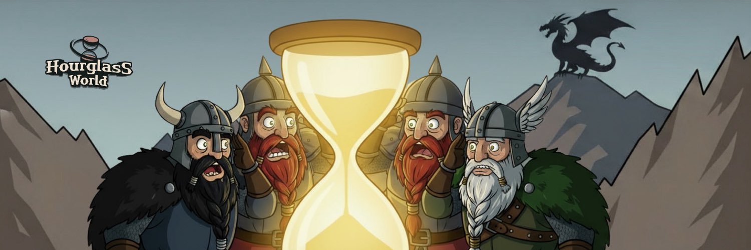 Hourglass World banner