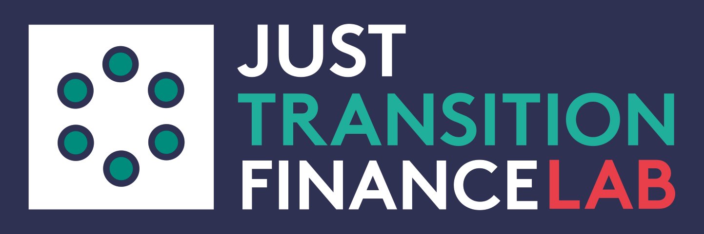 Just Transition Finance Lab banner