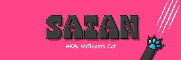 SATAN - Mr. Beasts Cat Profile Banner