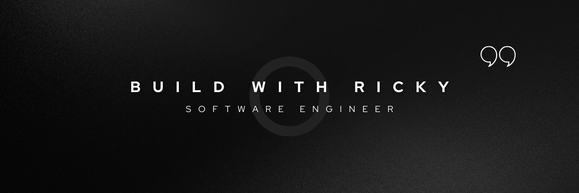 buildwithricky's profile banner image