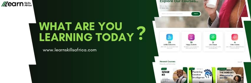 Learn Skills Africa Learning Platform banner