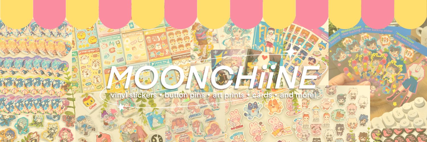 moonchiine prints & cuts ✂️🏳️‍🌈 banner