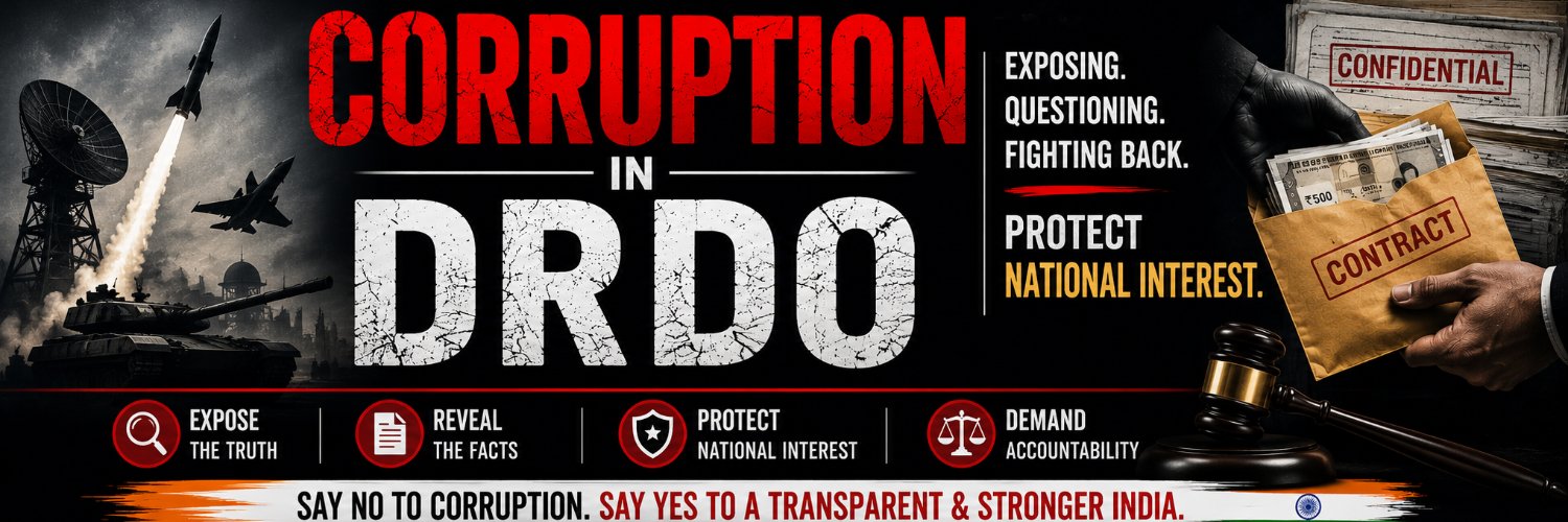 CorruptionDRDO's profile banner image