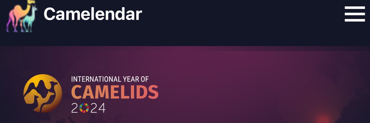 Camelendar banner