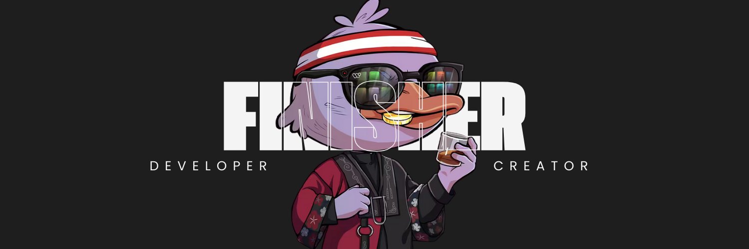 Finisher (❖,❖) banner