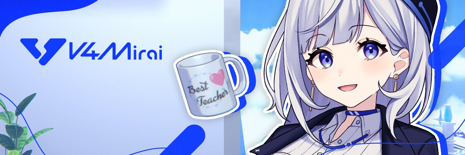 Vee Sensei 🩵📝 【V4Mirai】 banner