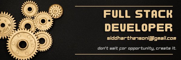 siddharth27soni Profile Banner