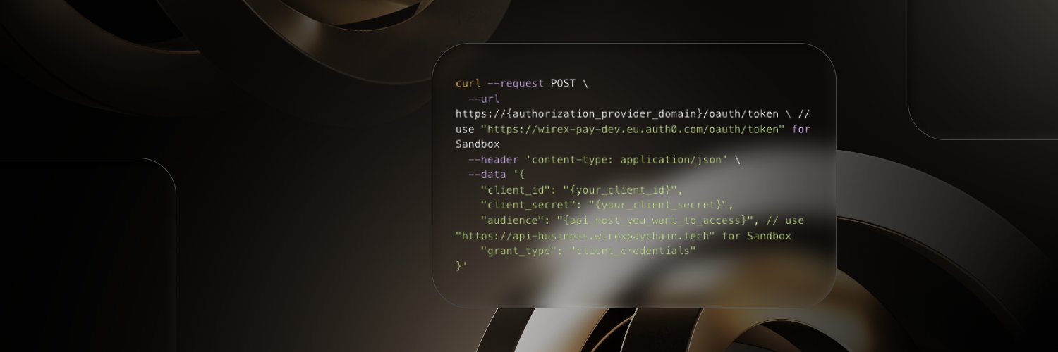 Wirex Developers banner