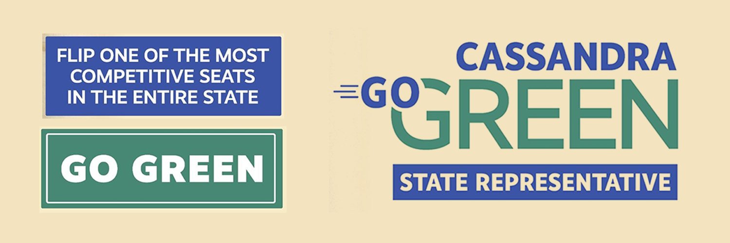 Cassandra Green for Arkansas House banner
