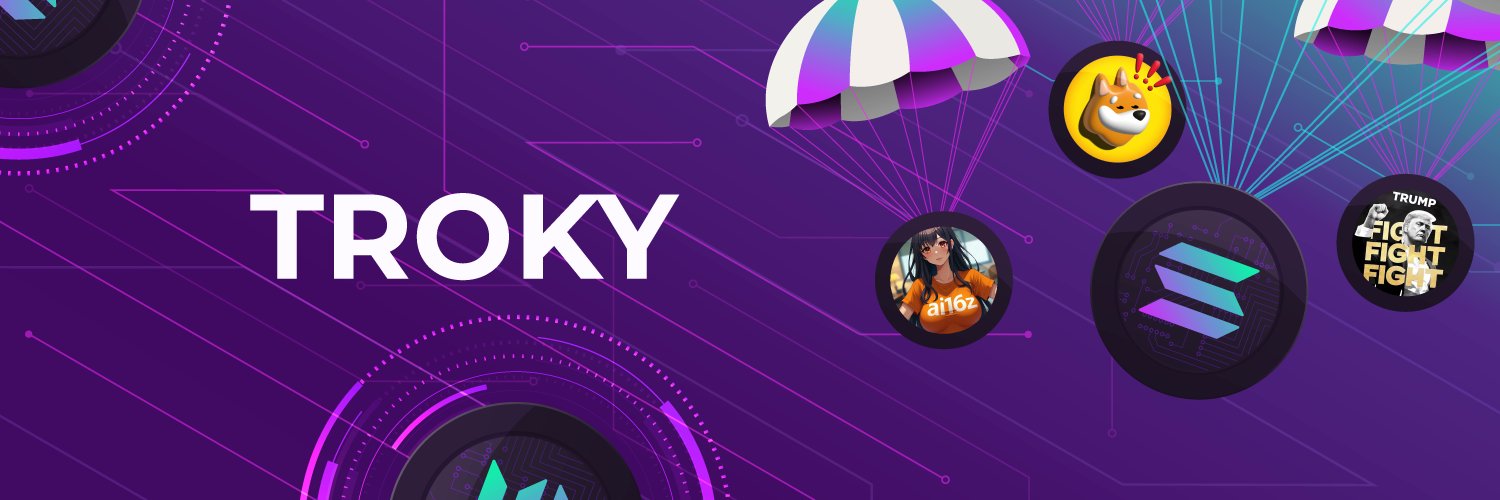 Rug pull hunter? It's Troky 😇 banner