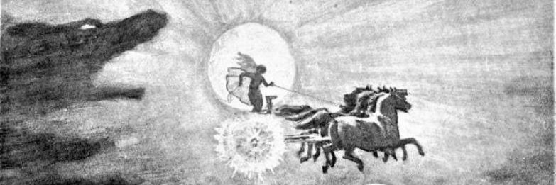 The Frankish wolf banner