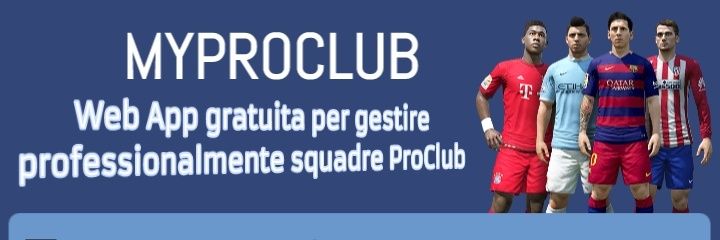MyProClub banner