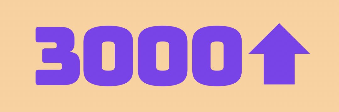 3000UP🚀 banner