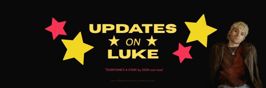 Updates on Luke ⋆⭒˚.⋆ banner