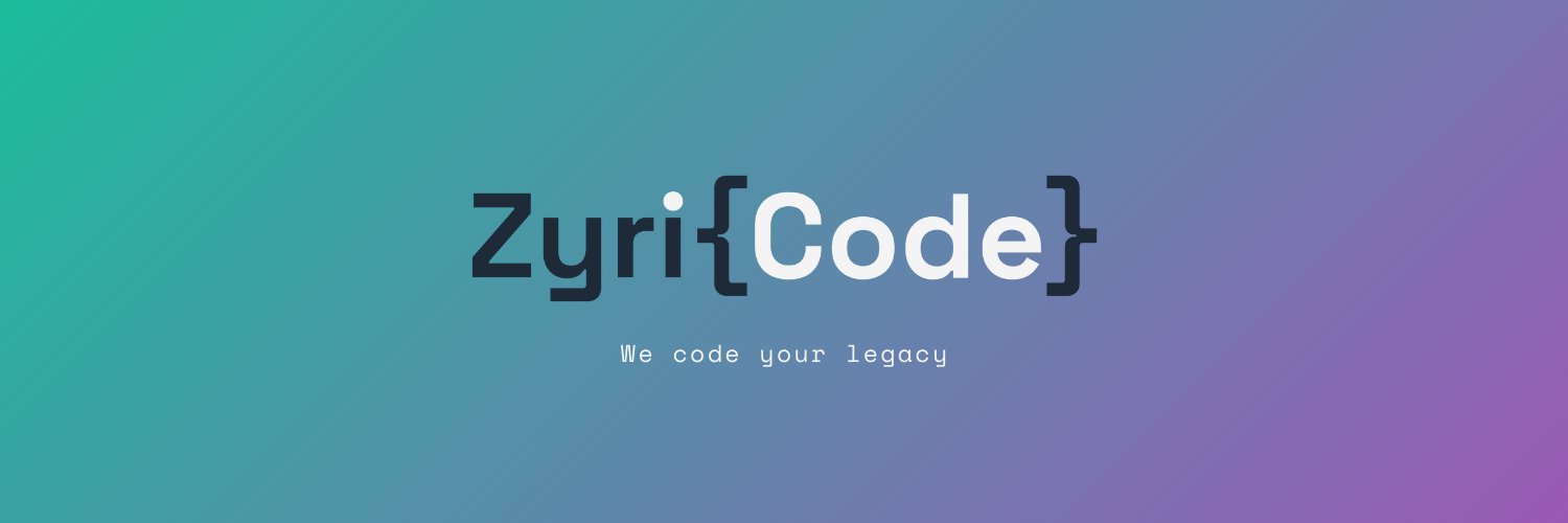 ZyriCode banner